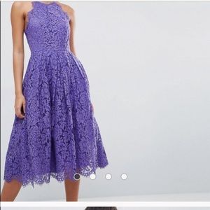 Asos Lace Floral Prom/Tea Dress